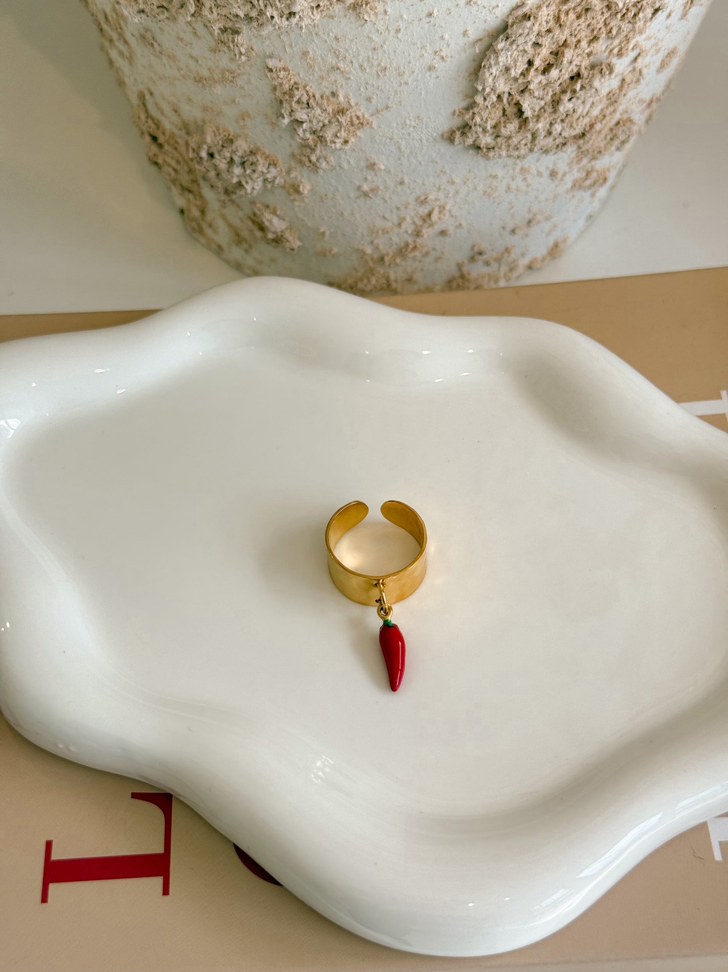 Anillo Chile Esmaltado