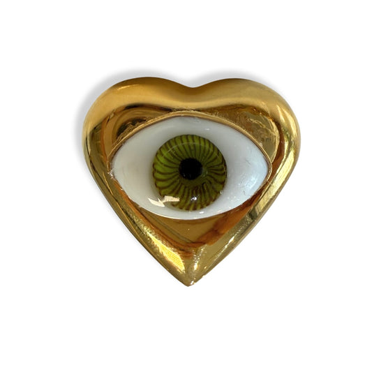 Anillo  Romance Ojo Verde