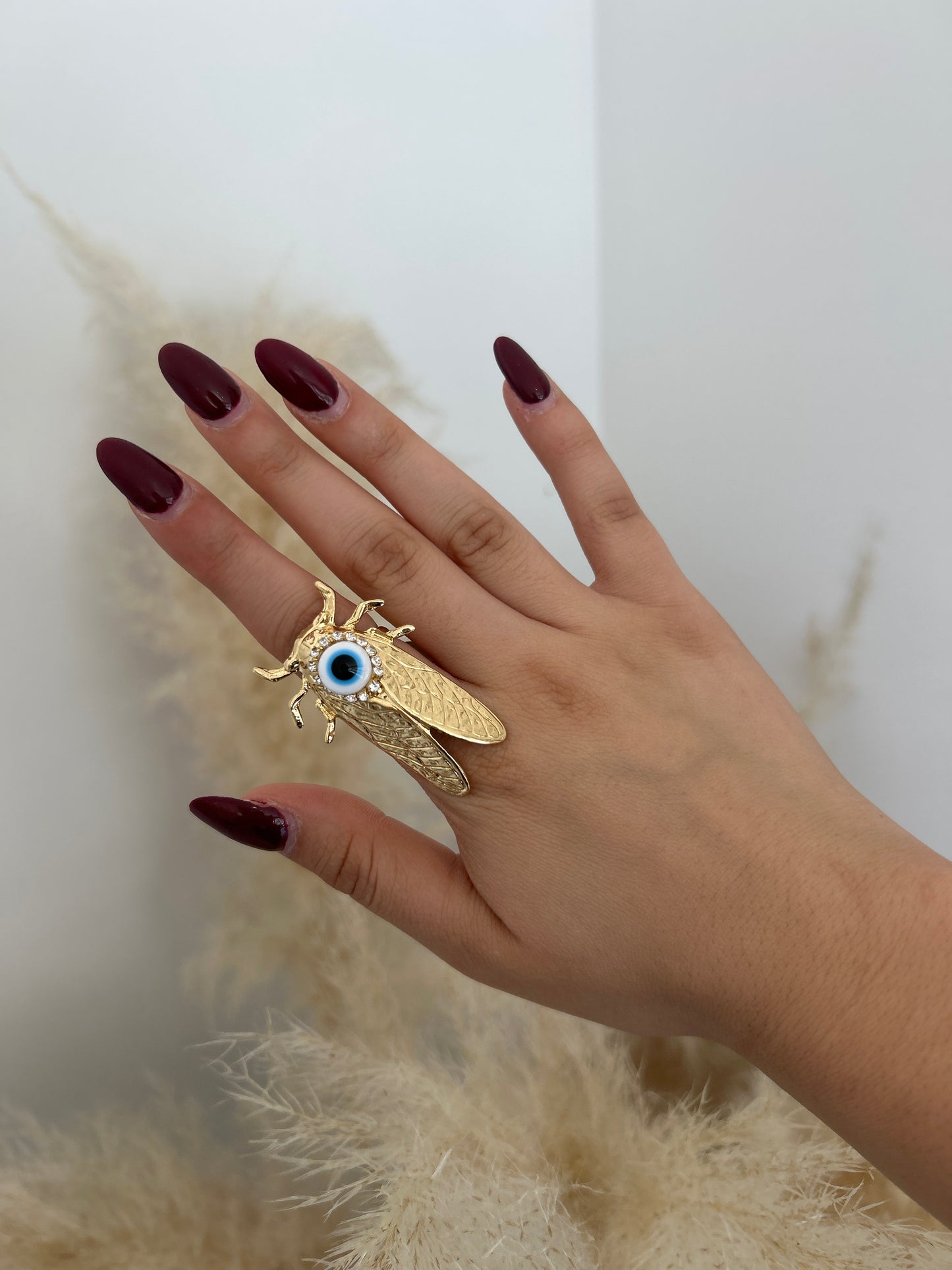 Anillo Bug Eye Dorado