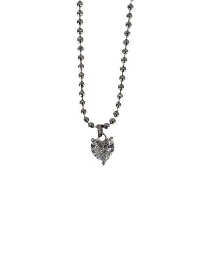 Collar Heartless Plata