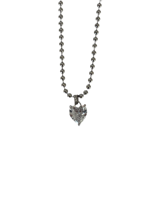 Collar Heartless Plata