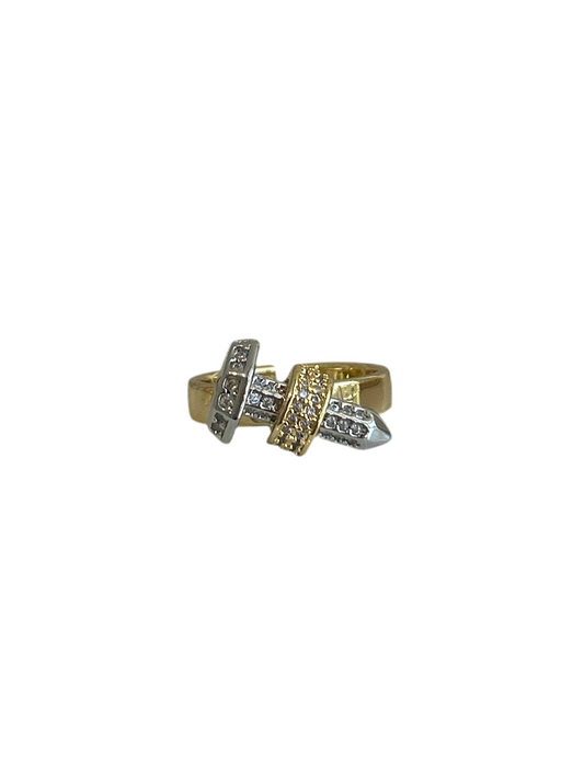 Anillo Clavo Bicolor