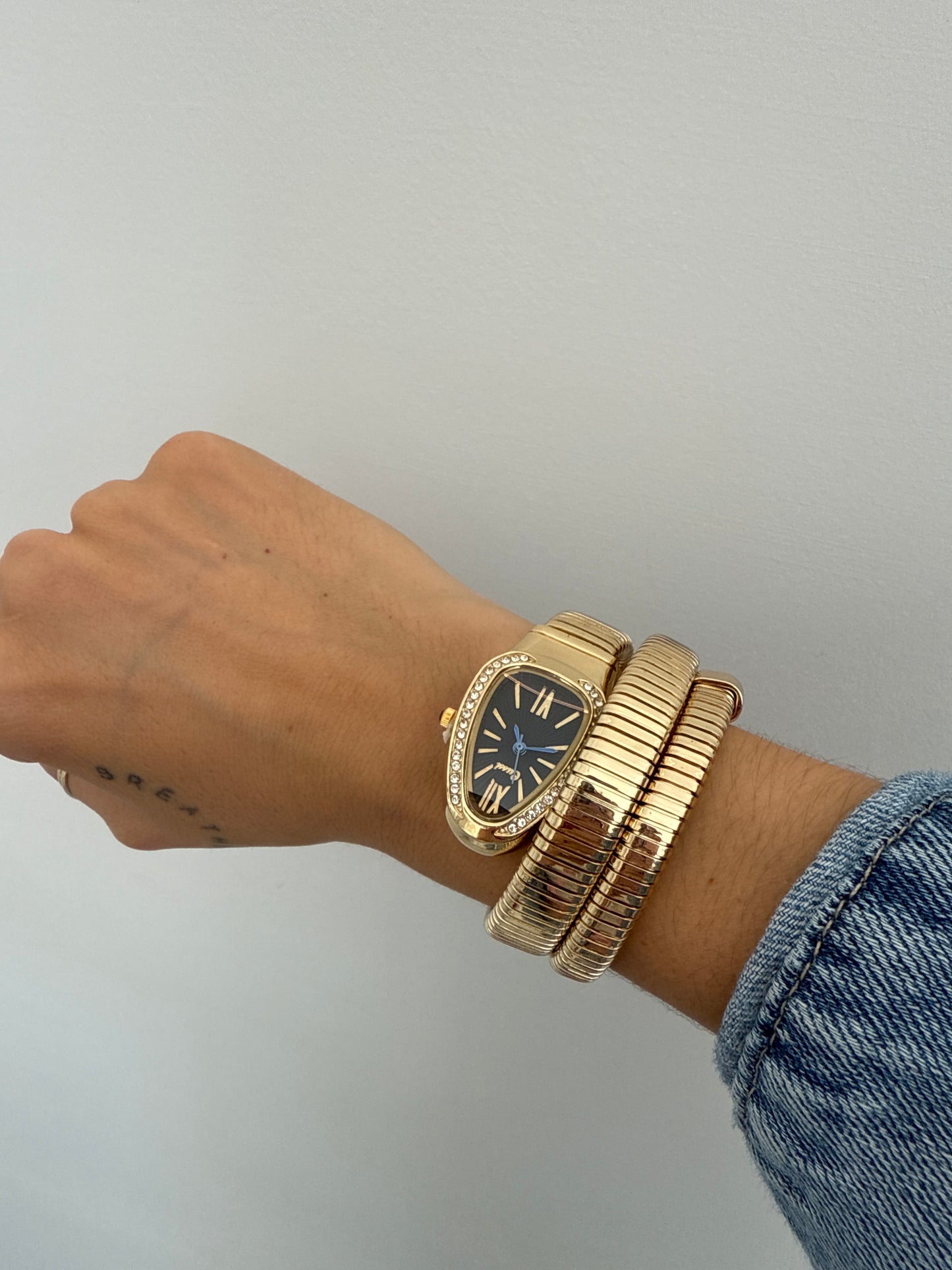 Pulsera Reloj Serpiente