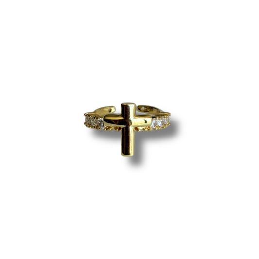 Anillo Cruz sparkle