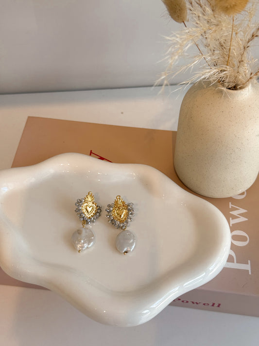 Aretes Corazón Rouge