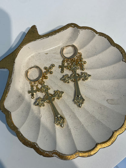 Aretes Cruz