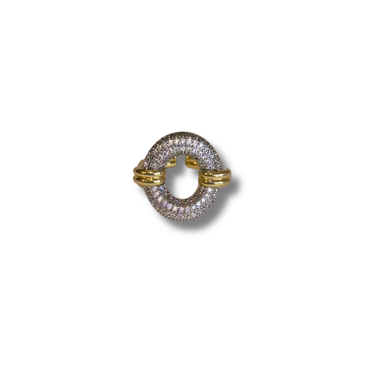 Anillo círculo Bicolor