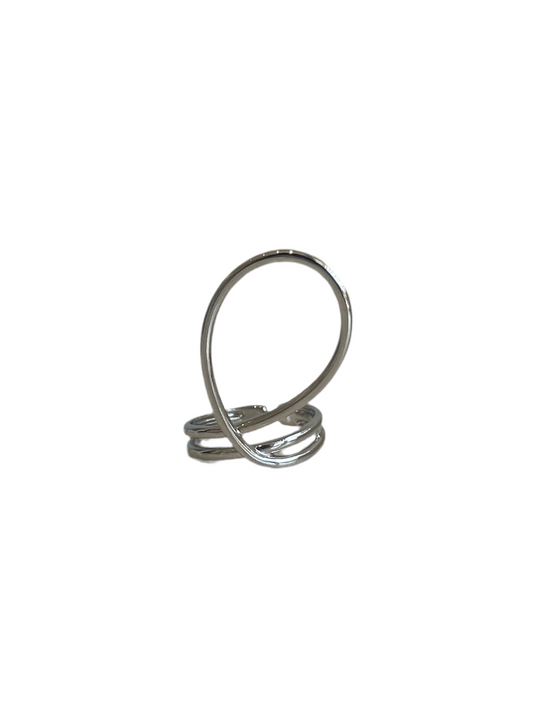 Anillo Line Plateado