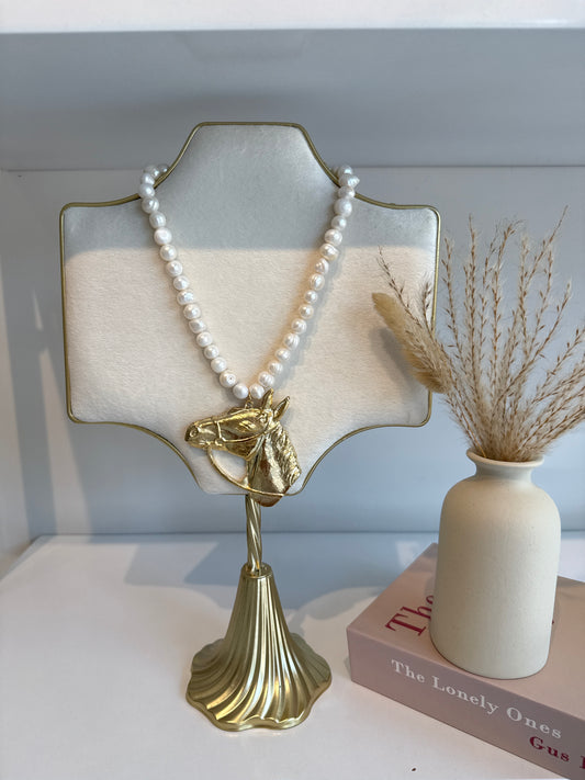 Collar Perla Caballo