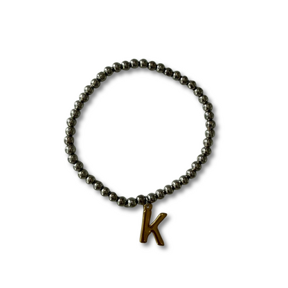 Pulsera inicial bicolor