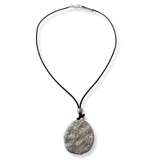 Collar Arantxa plateada