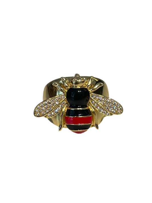 Anillo Abeja Roja