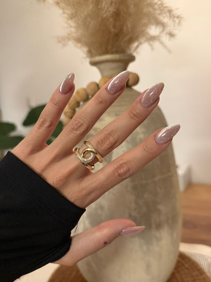 Anillo nudo doble