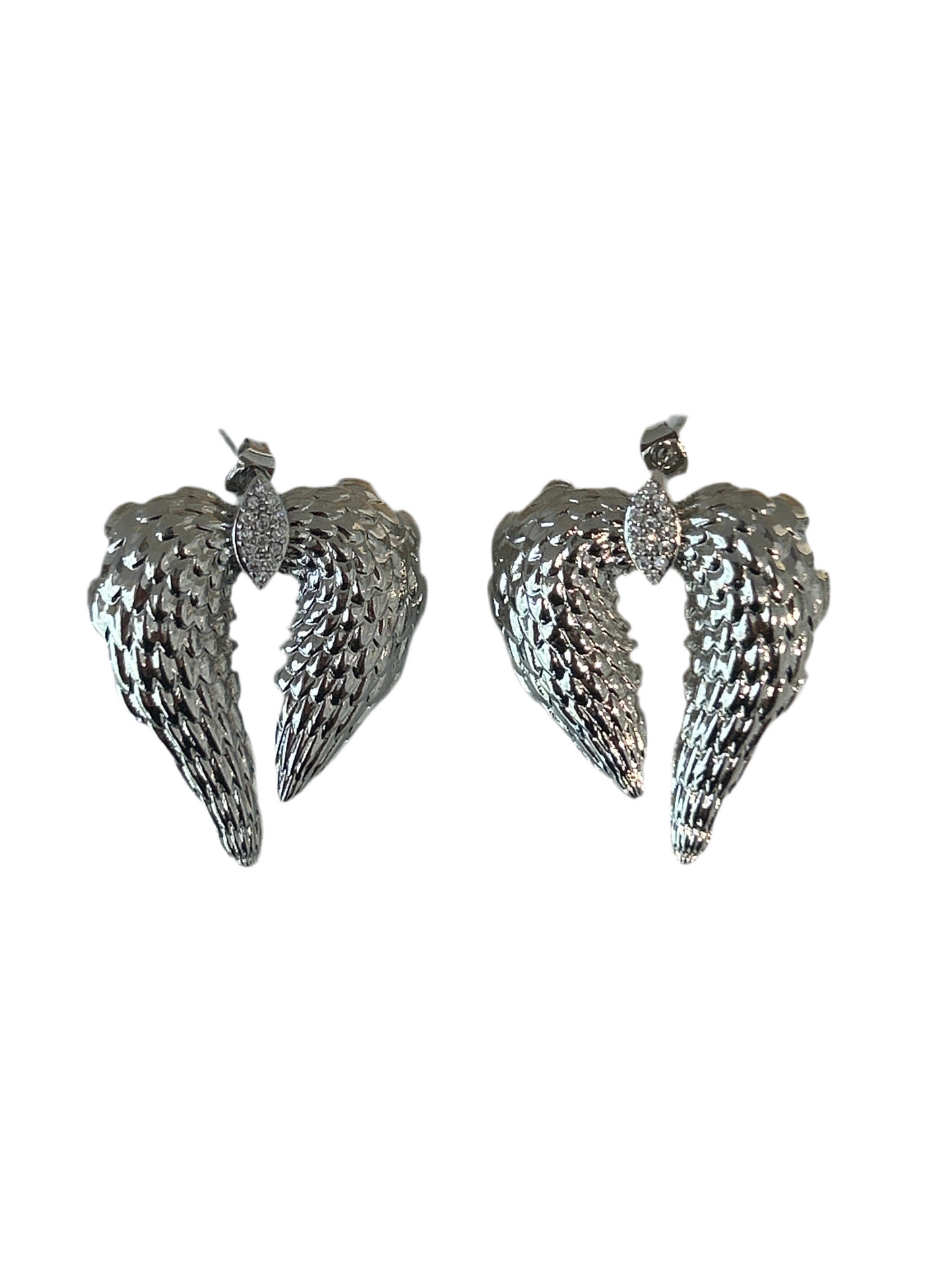 Aretes Ángel Silver