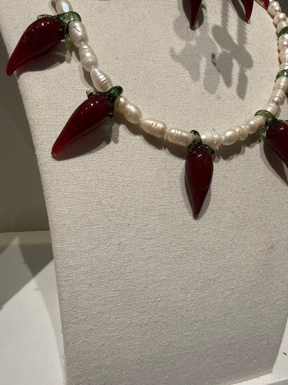 Collar Piquín perlas