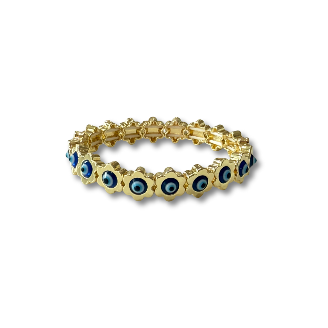 Pulsera flor mal de ojo