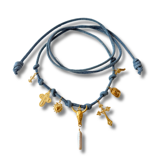 Collar desierto denim toro