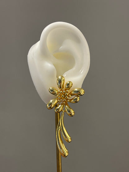 Aretes Flor Colgante