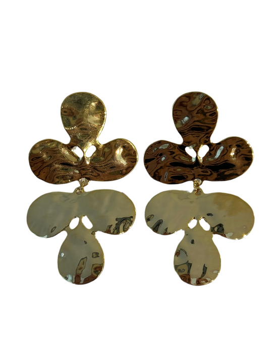 Aretes Lucky Trébol Dorados