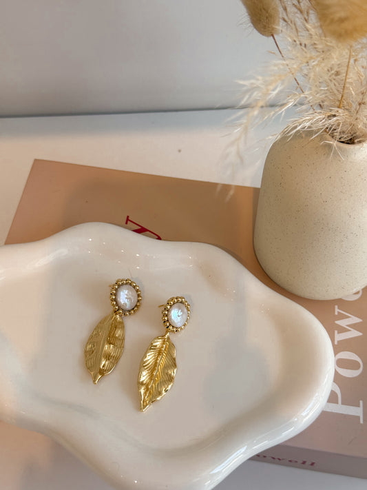 Aretes Perla Natural