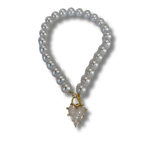 Collar bombon corazón