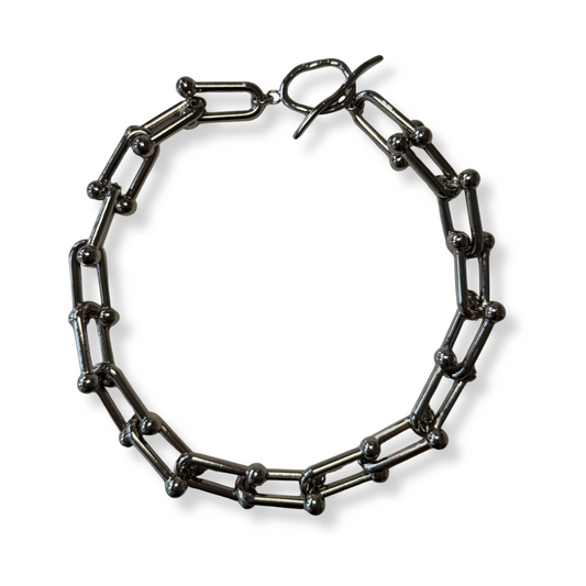 Tiffany plateado chunky broche