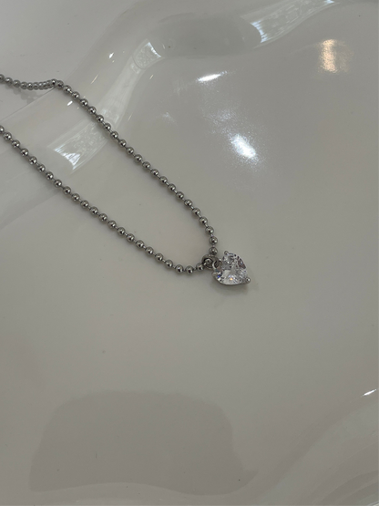 Collar Heartless Plata
