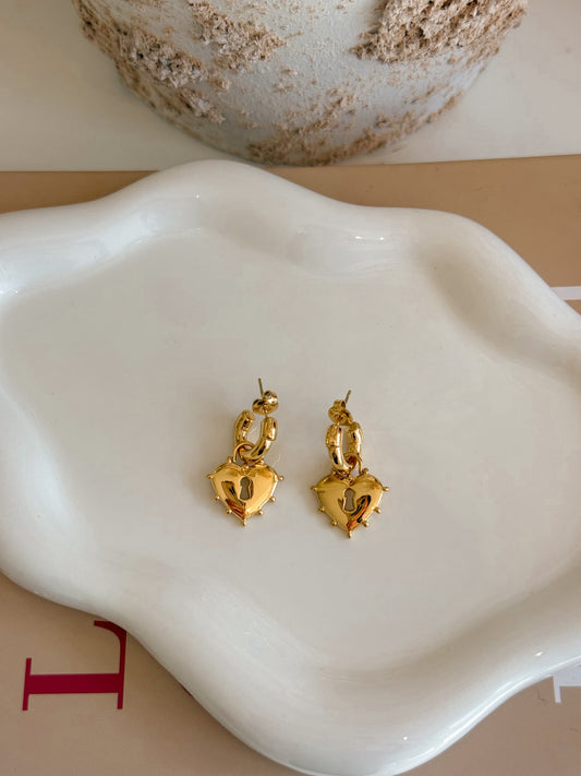 Arete san Valentín Corazón