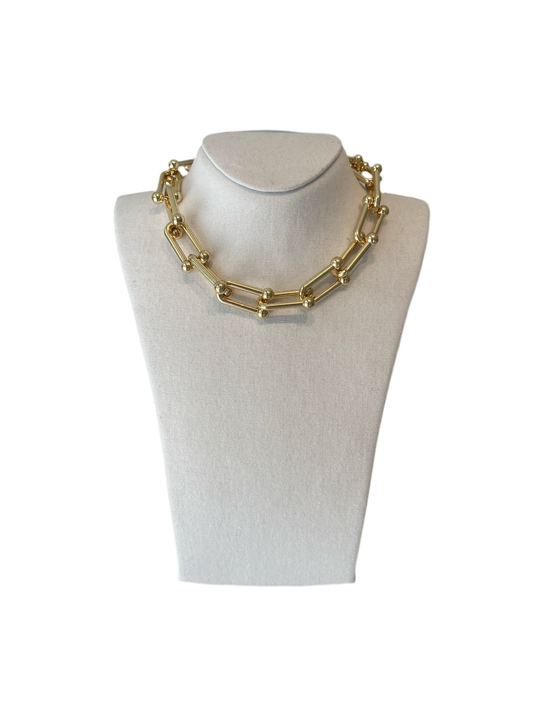Collar Tiffany Dorada Chunky