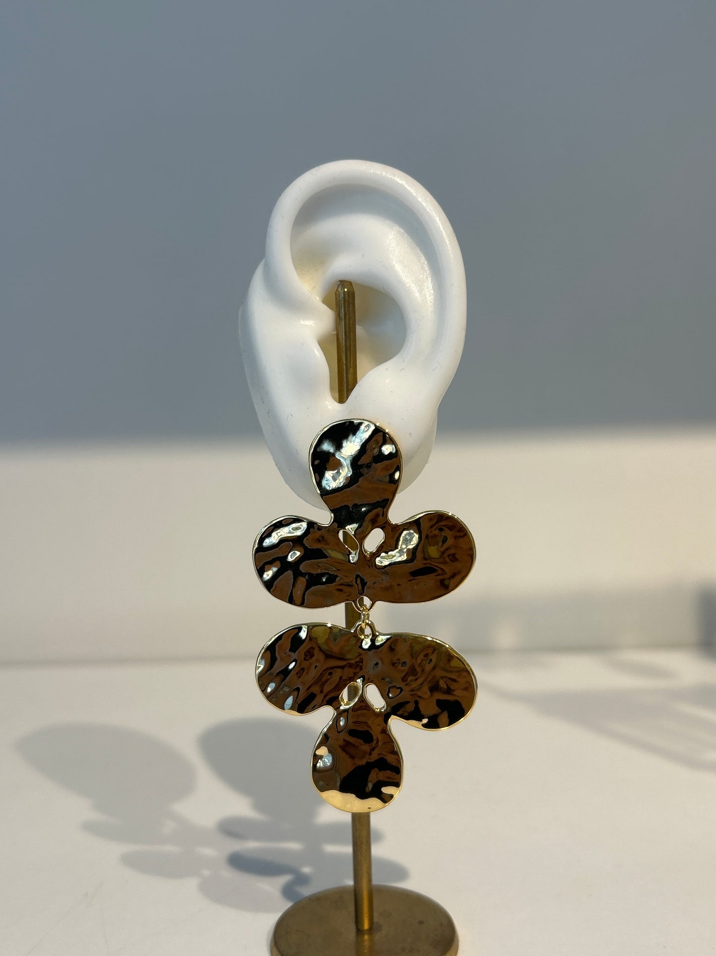 Aretes Lucky Trébol Dorados