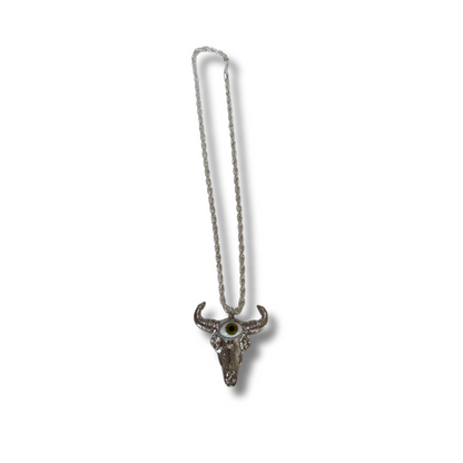Anillo bully toro plateado