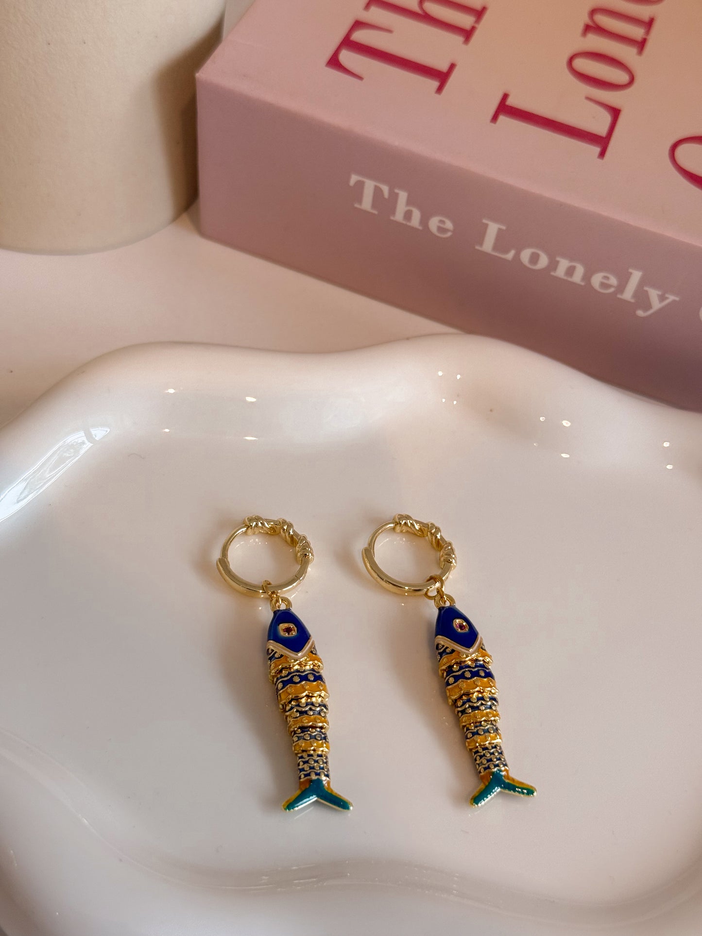 Aretes Pez Griego