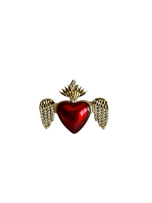 Anillo Corazón Sagrado