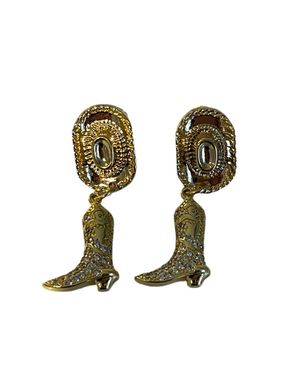 Aretes Bota Y Sombrero