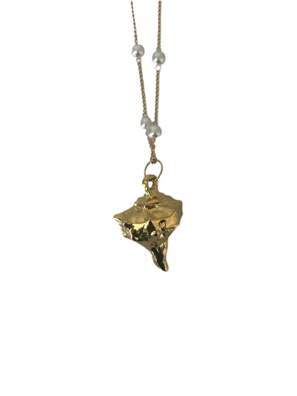 Collar Caracola Dorado
