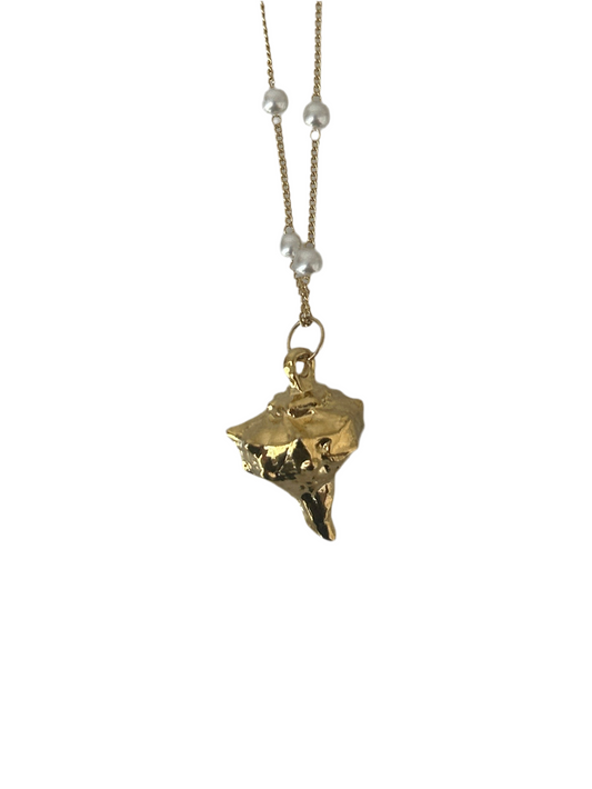 Collar Caracola Dorado