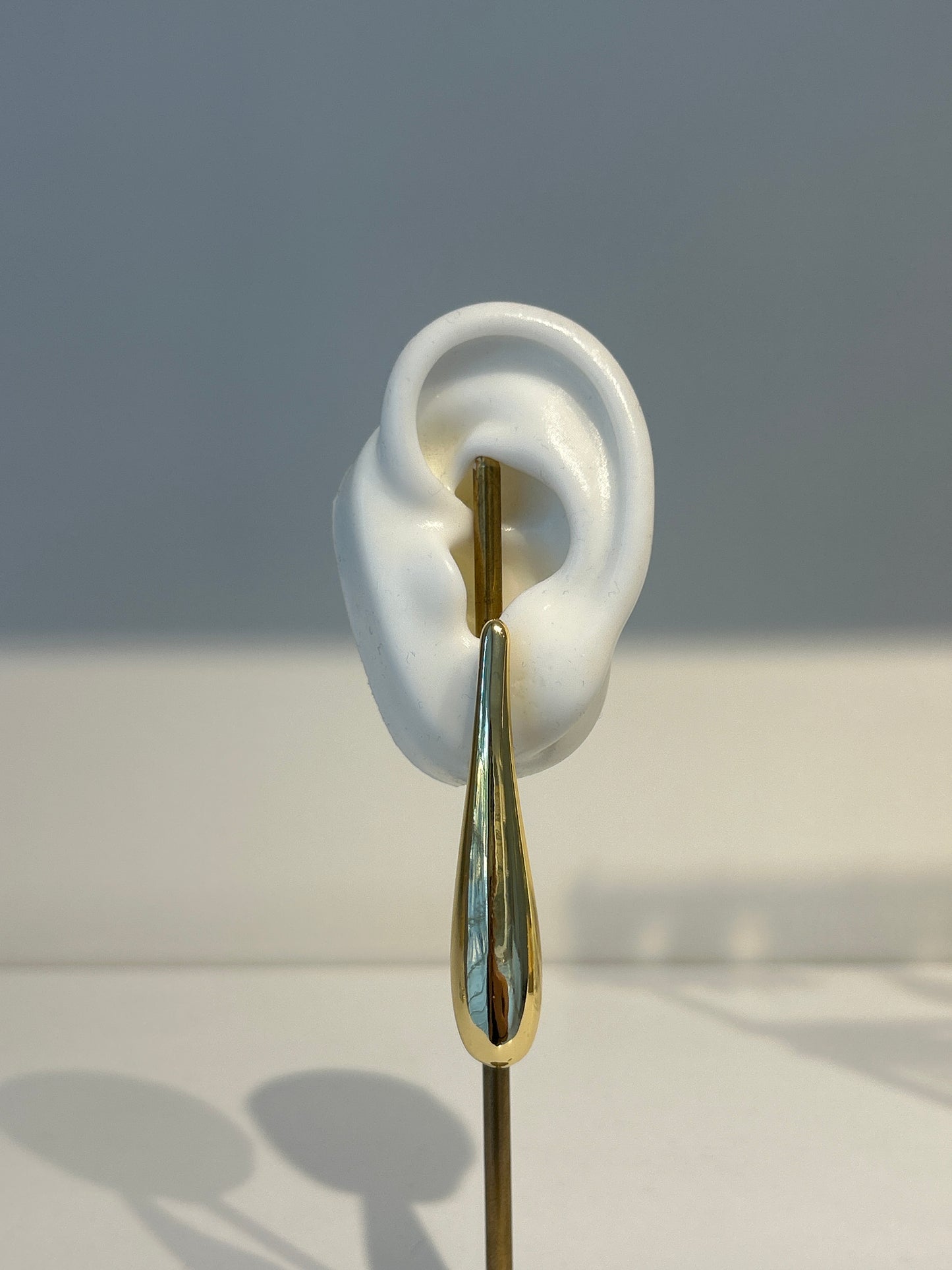 Aretes Tubo Dorados