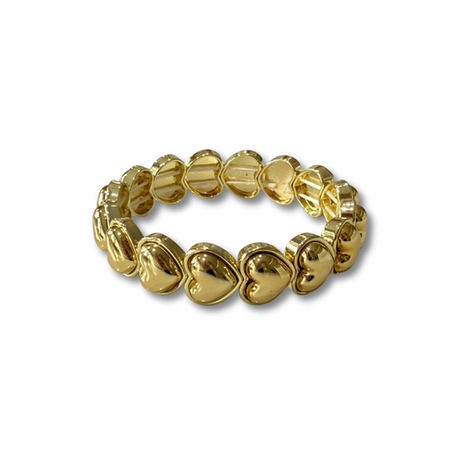 Pulsera amor corazones