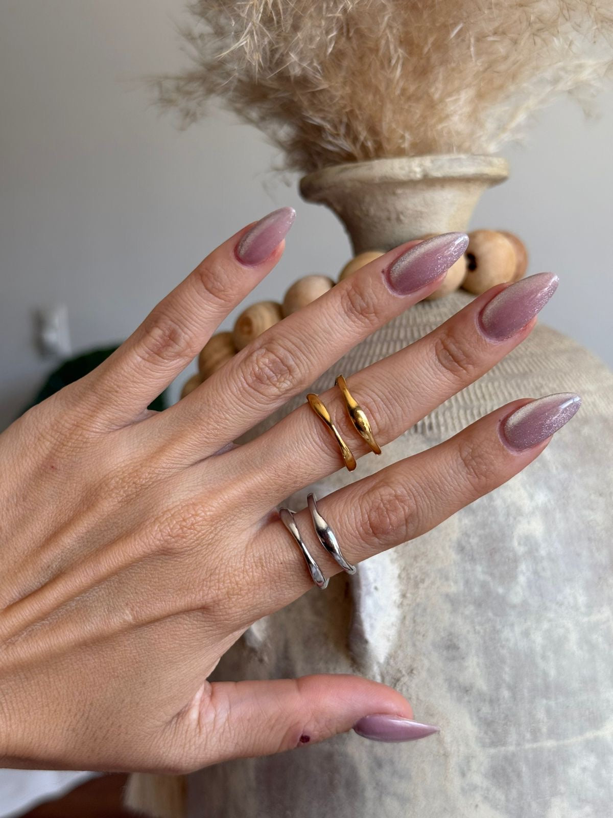 Anillo doble acero