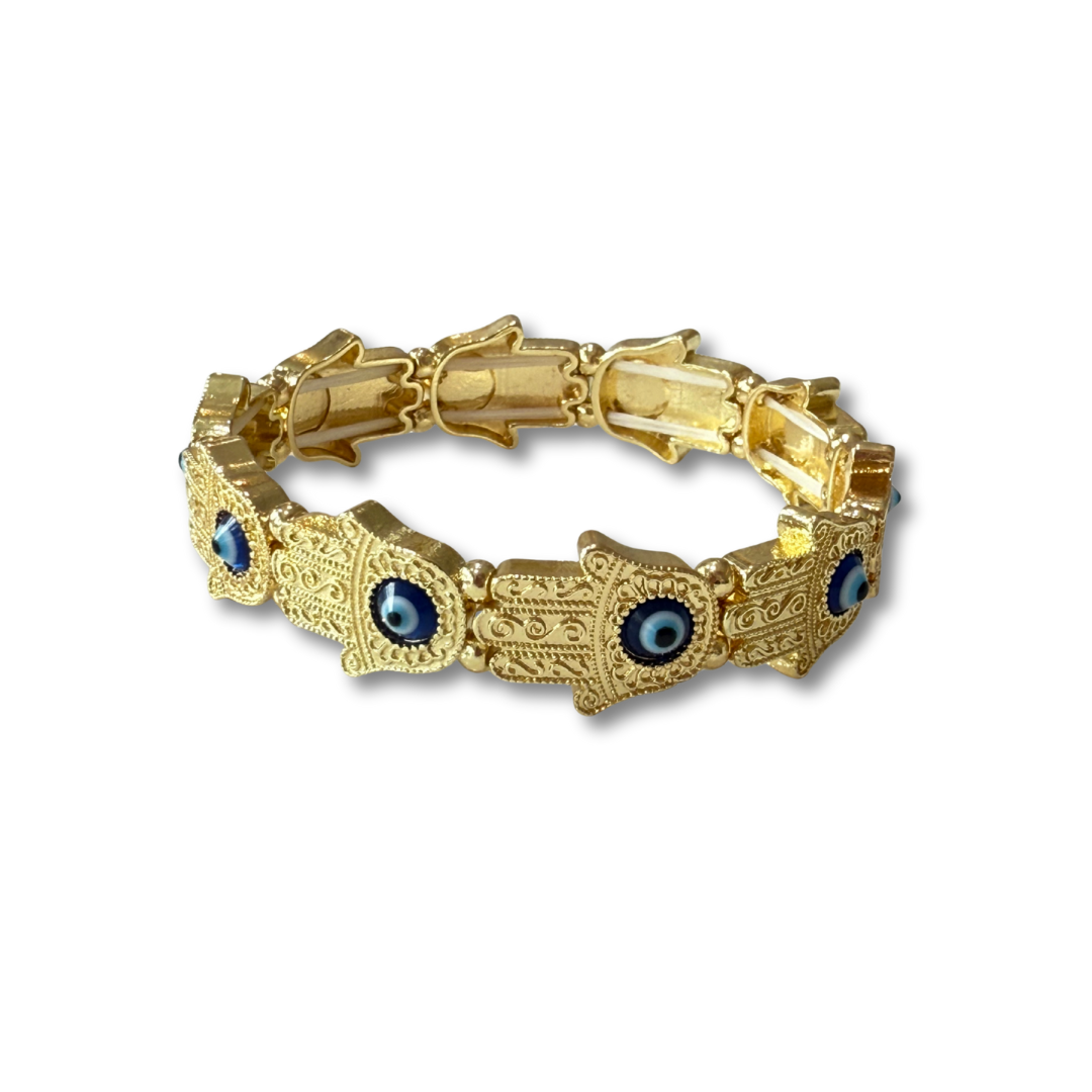 Pulsera mano hamsa mal de ojo