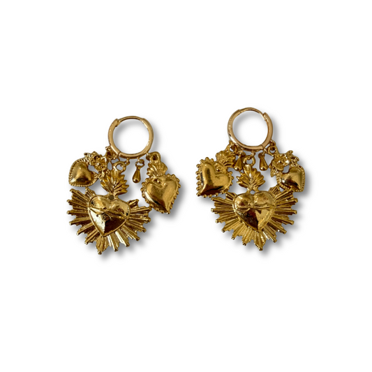 Aretes Sagrado Corazón