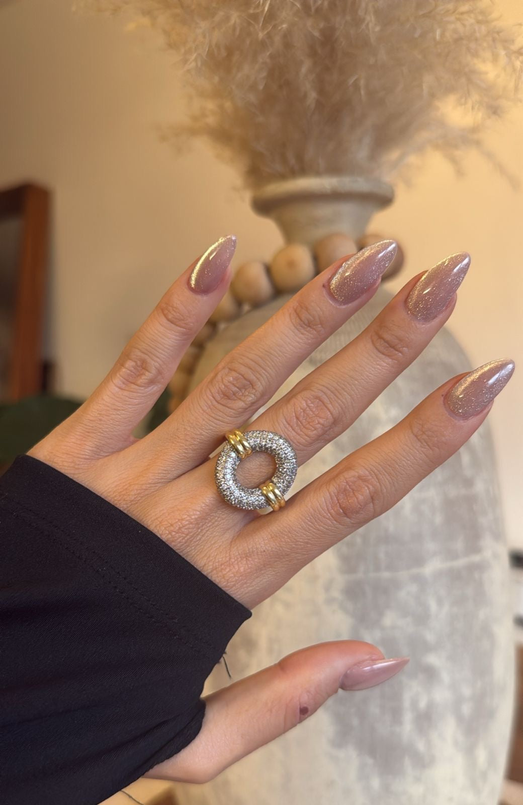 Anillo círculo Bicolor