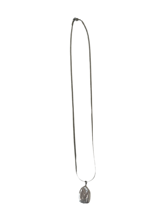 Collar Petite Pearl Plateado