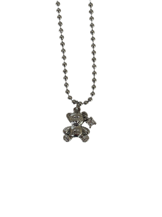 Collar Baby Bear Silver