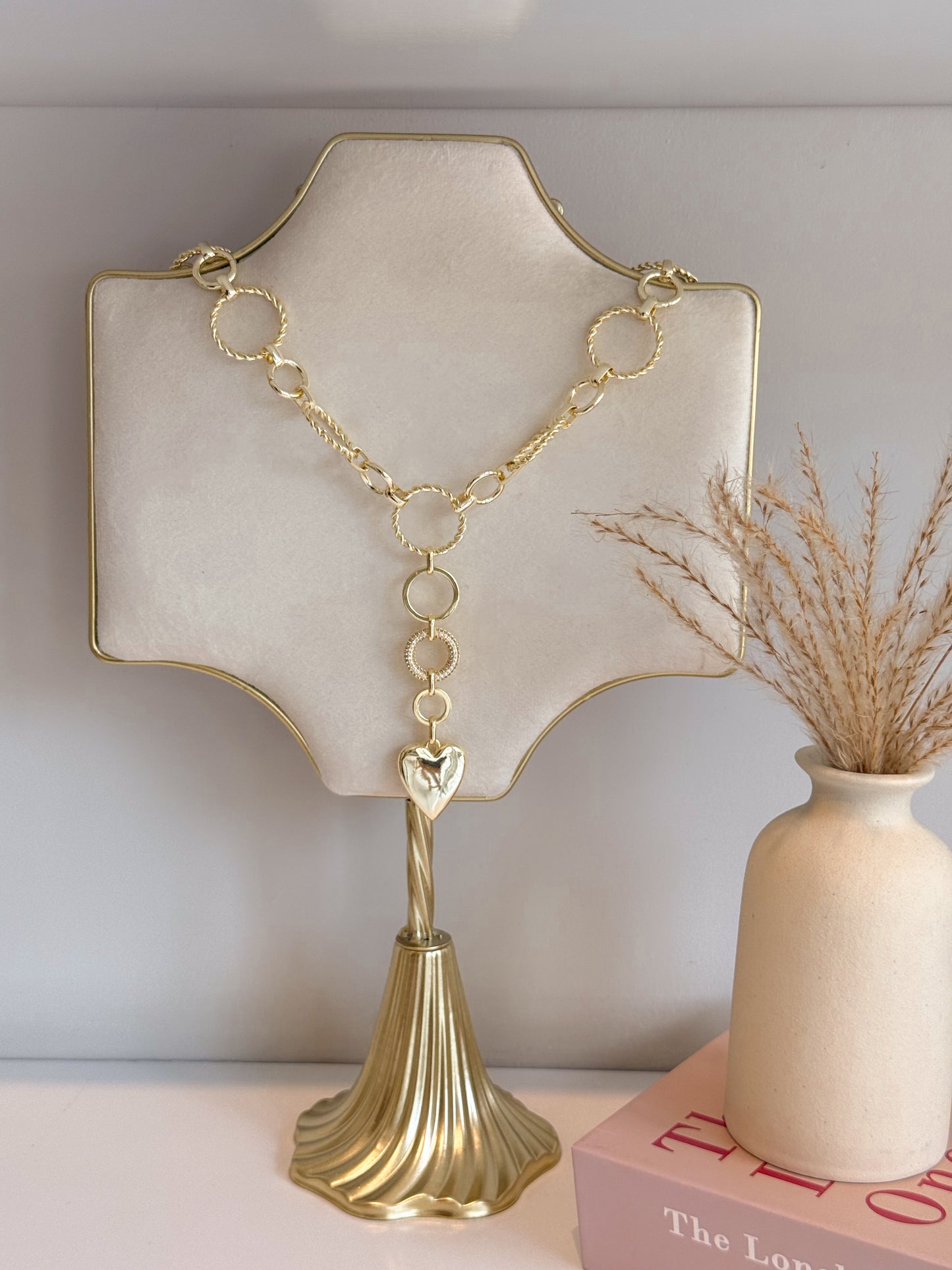 Collar Círculos Corazón