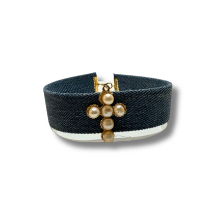 Collar Denim Barbara  Cruz