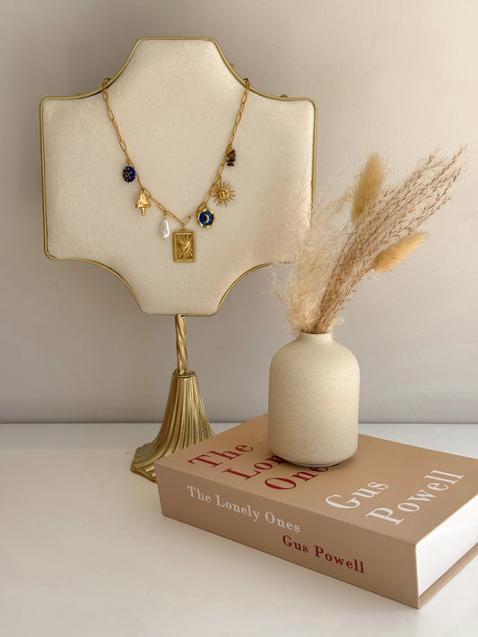 Collar Dijes Sol y Luna