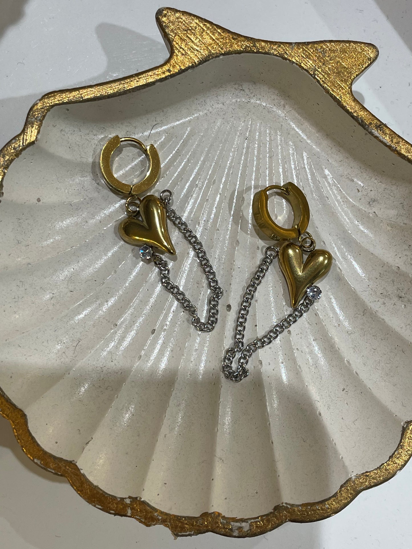 Aretes Ela Bicolor