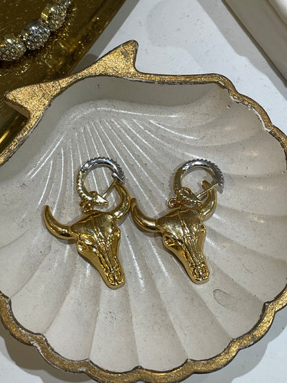 Aretes Toro Bicolor