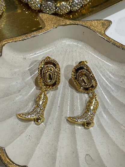 Aretes Bota Y Sombrero